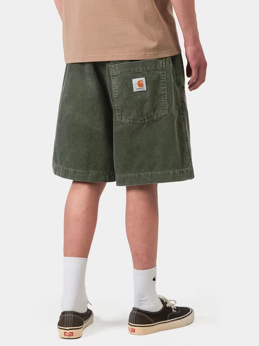 CARHARTT WIP-REYNOLD SHORT-I034877 110F LEAF/DUSKY WASHED