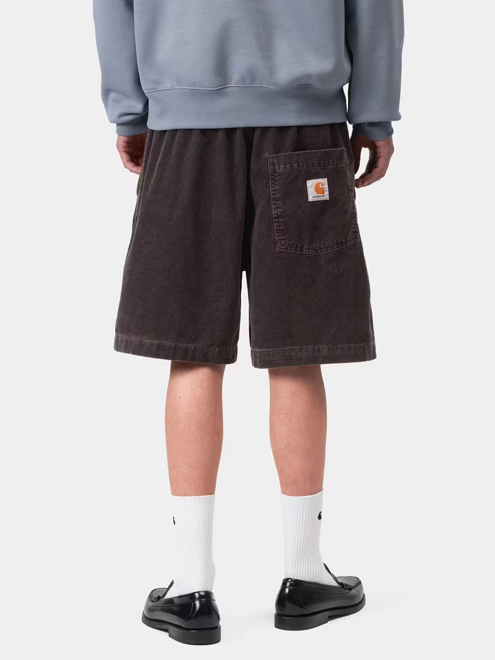 CARHARTT WIP-REYNOLD SHORT-I034877 3IS0F SHALE DUSKY WASHED