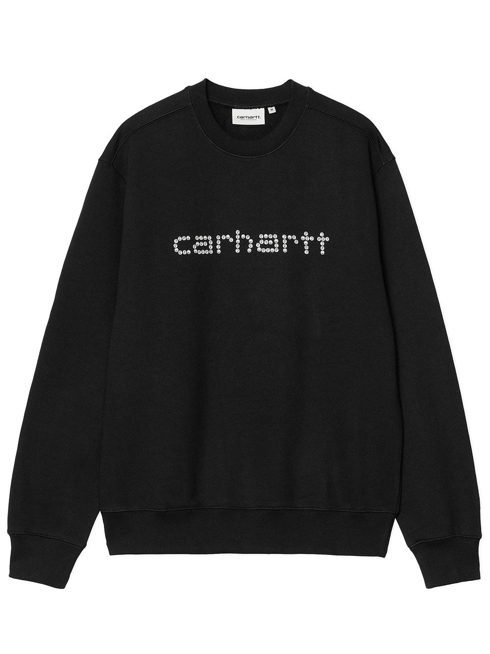 CARHARTT WIP-RIVET SCRIPT SWEAT-I034415 BLACK