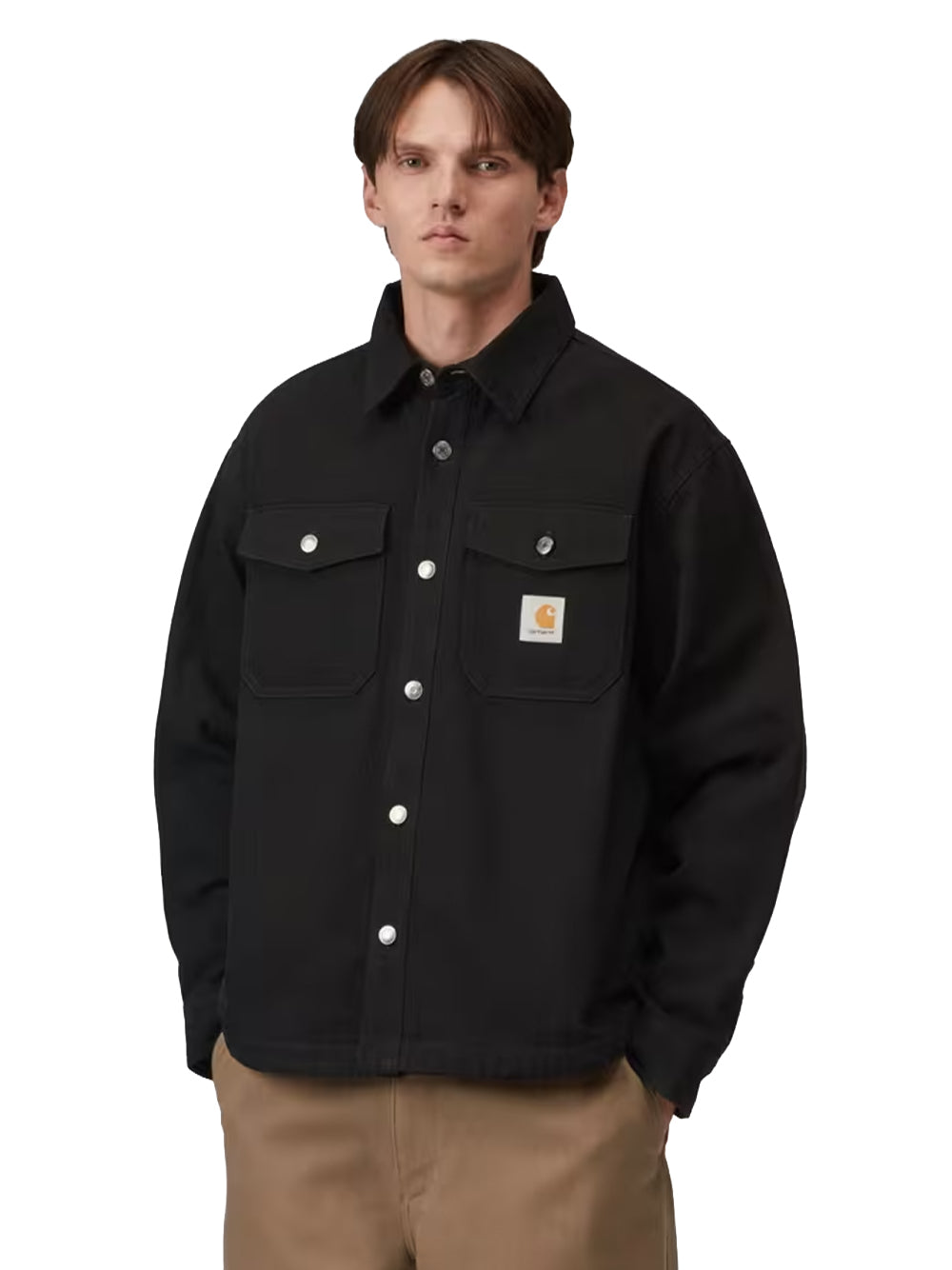 CARHARTT WIP-SELBY SHIRT JACKET-I035305 89XX BLACK