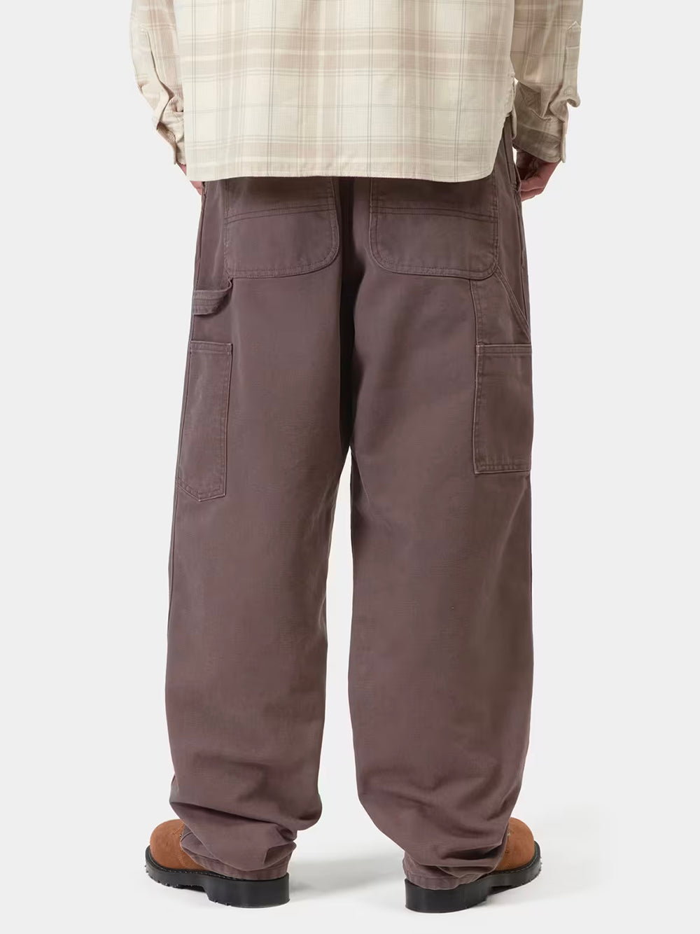 CARHARTT WIP-SINGLE KNEE PANT-I034798 3IS4O SHALE/STONE CANVAS