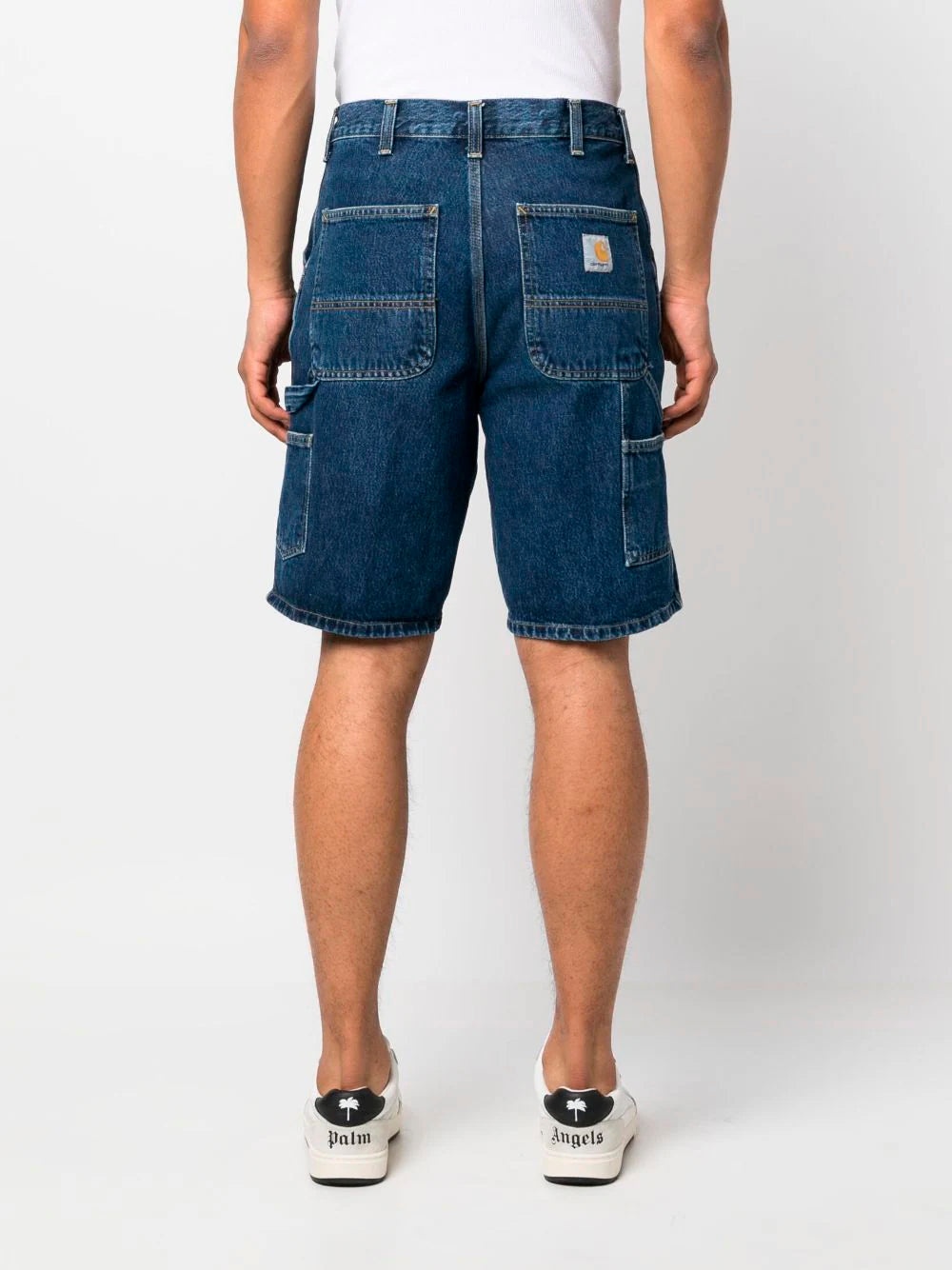 CARHARTT WIP-SINGLE KNEE SHORT-I032026 BLUE RINSED