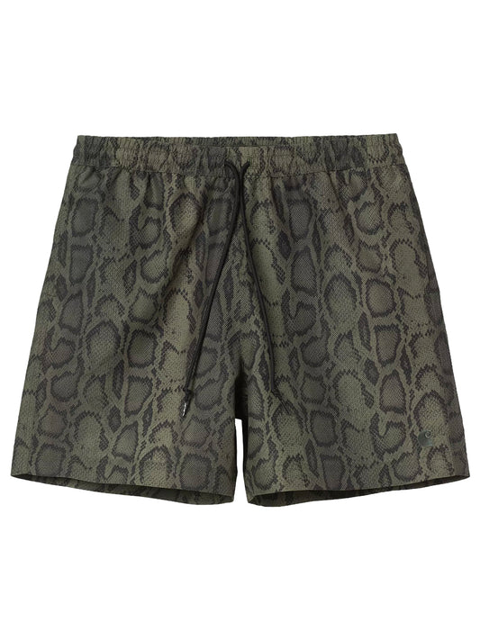 CARHARTT WIP-SLATER SWIM TRUNKS-I035063 3QAXX SNAKE CAMO/LEAF