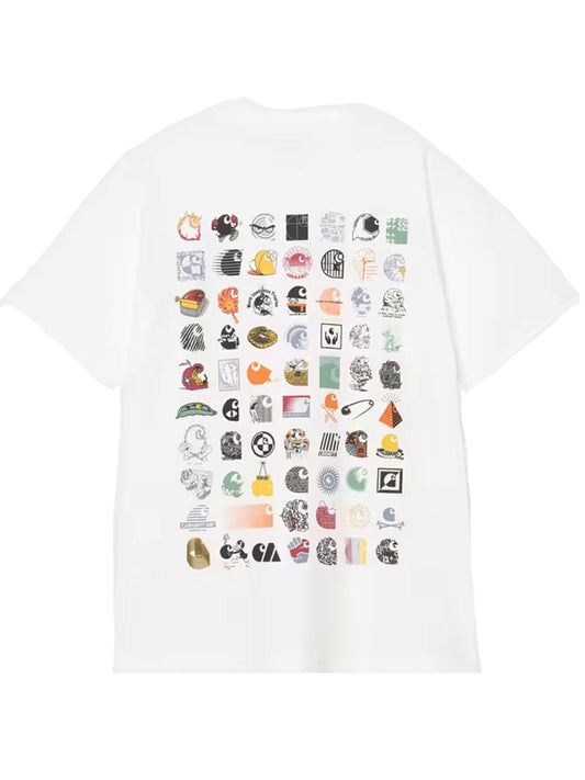 CARHARTT WIP-S/S C LOGO ARCHIVE T-SHIRT-I035439 02XX WHITE