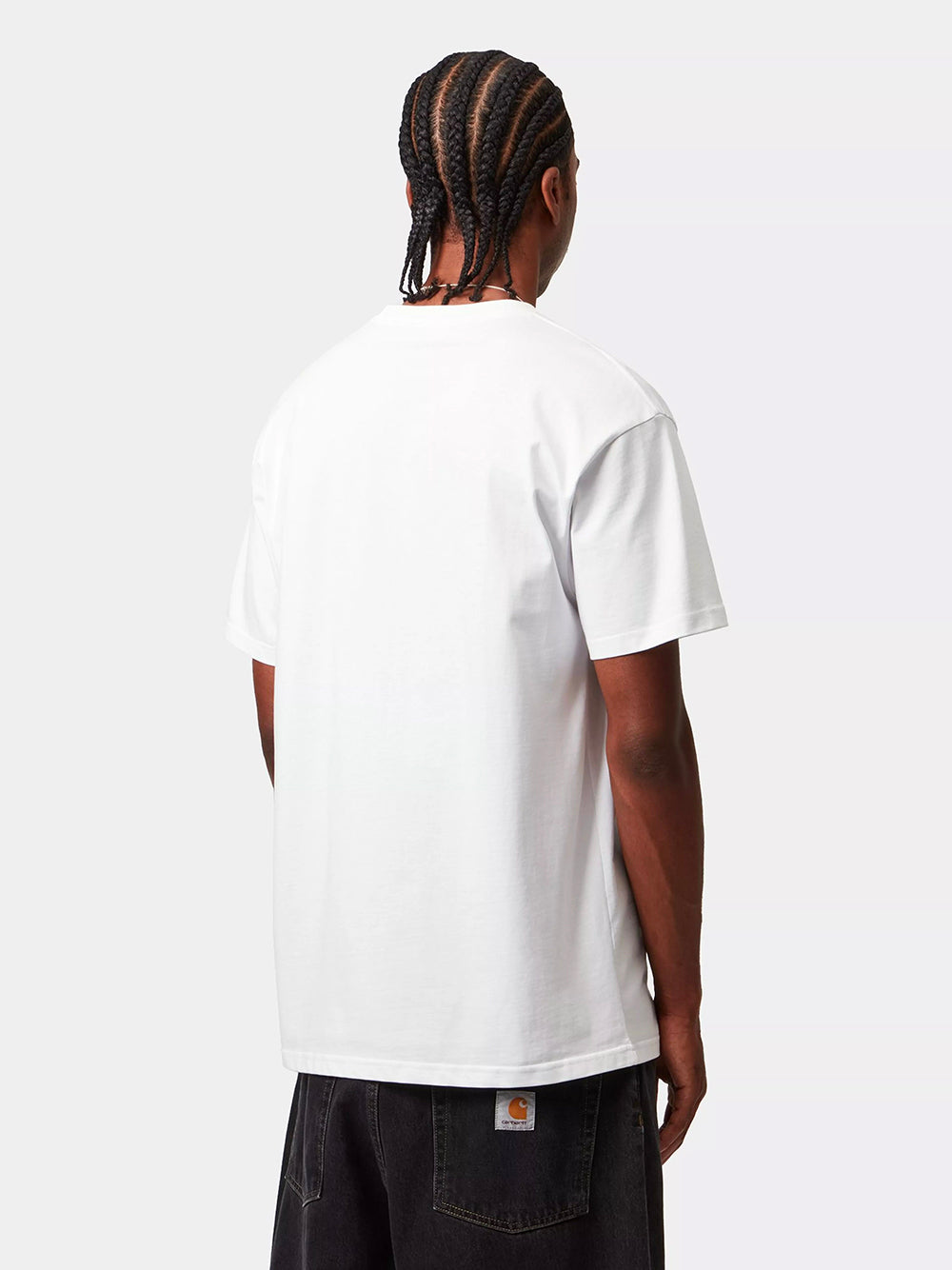 CARHARTT WIP-S/S CHASE T-SHIRT-I026391 00RXX WHITE/GOLD