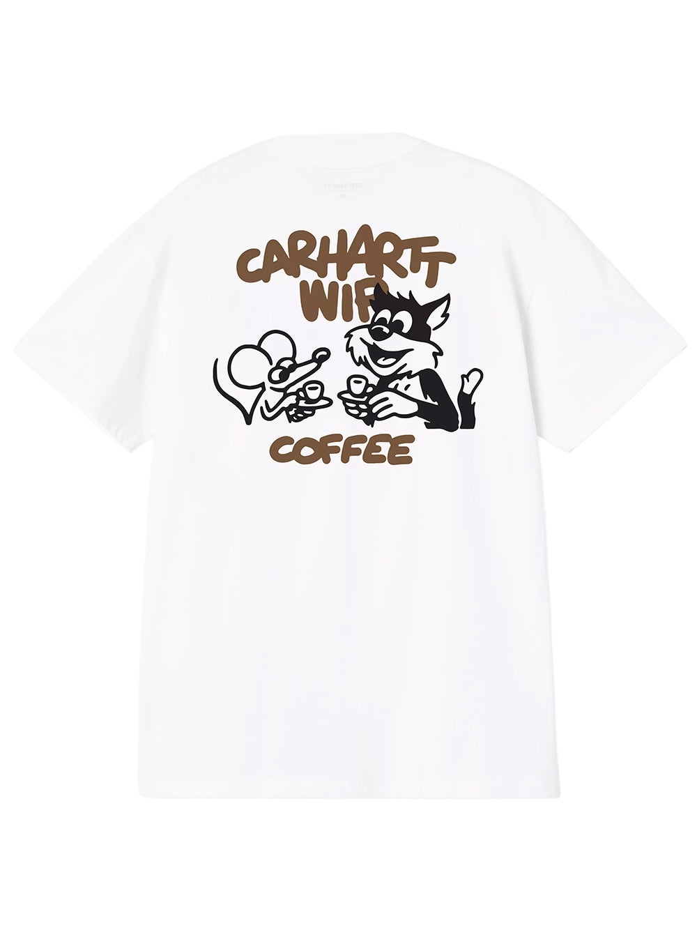 CARHARTT WIP-S/S COFFEE BREAK T-SHIRT-I037446 02XX WHITE