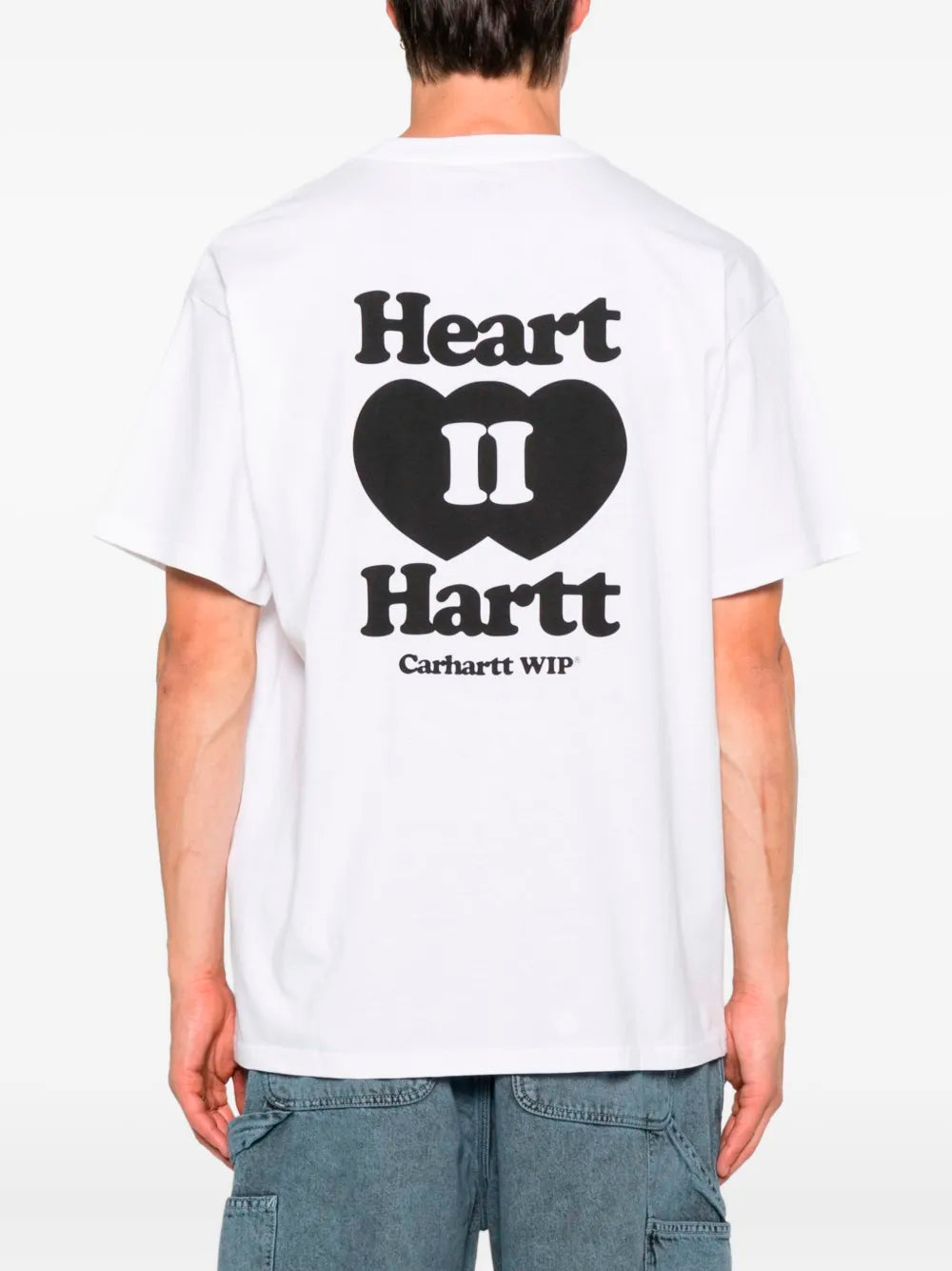 CARHARTT WIP-S/S HEART II HARTT T-SHIRT-I035203 02XX WHITE