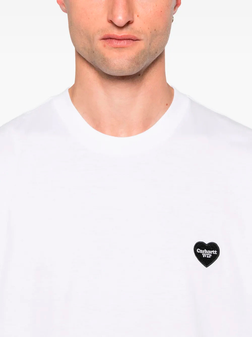 CARHARTT WIP-S/S HEART II HARTT T-SHIRT-I035203 02XX WHITE