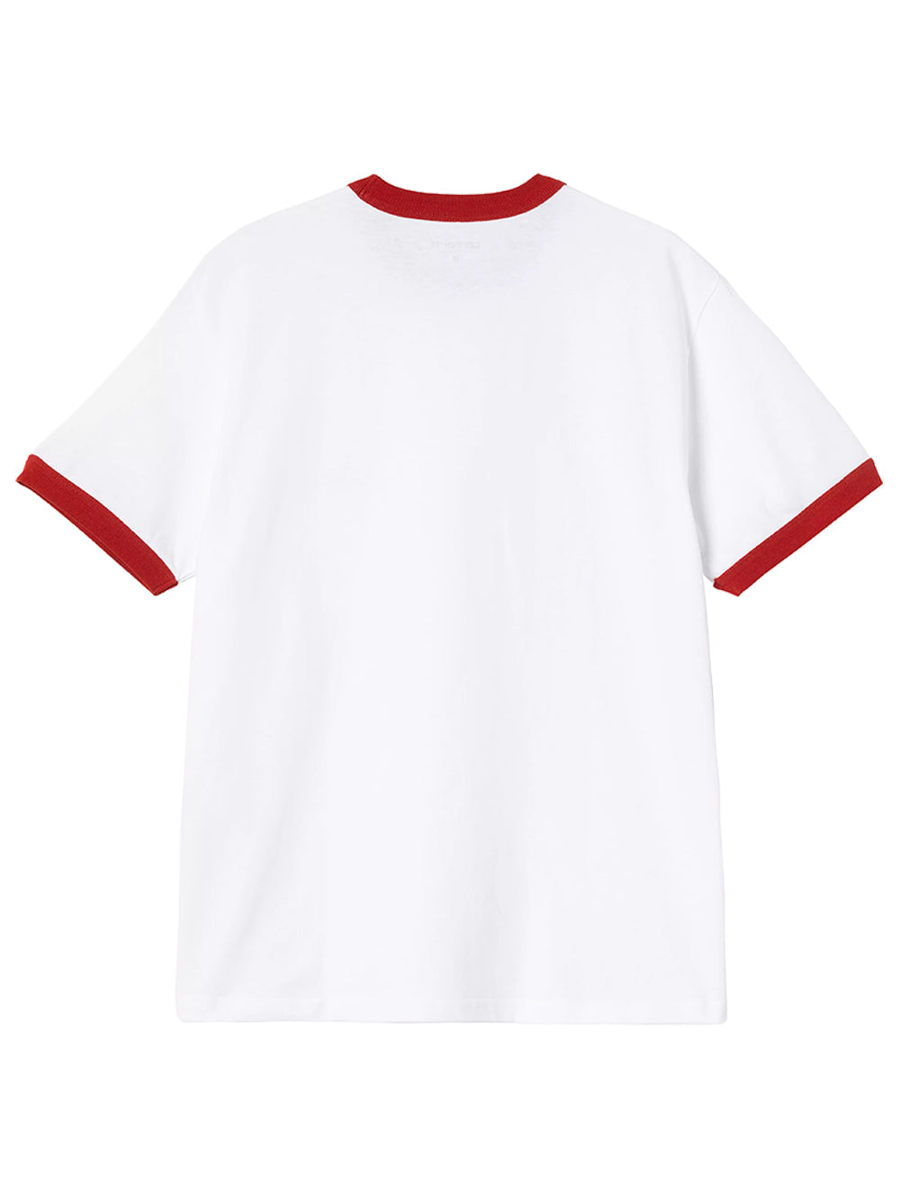 CARHARTT WIP-S/S IP RINGER T-SHIRT-I036267 3QDXX WHITE/RED/RED
