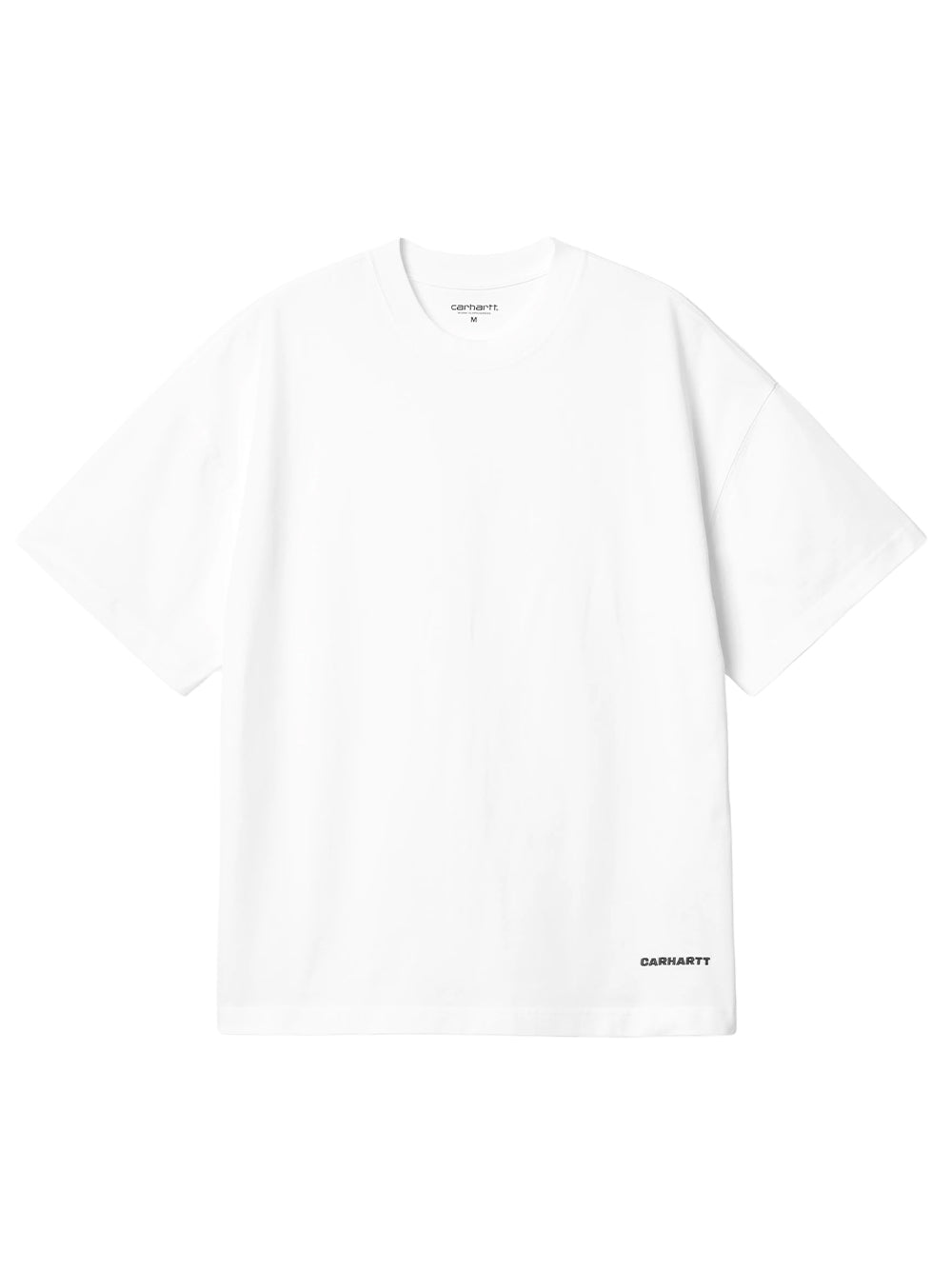 CARHARTT WIP-S/S LINK SCRIPT T-SHIRT-I031373 00AXX WHITE/BLACK