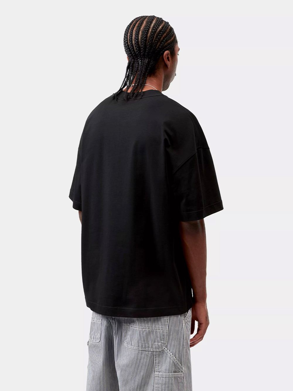 CARHARTT WIP-S/S LINK SCRIPT T-SHIRT-I031373 0D2XX BLACK/WHITE