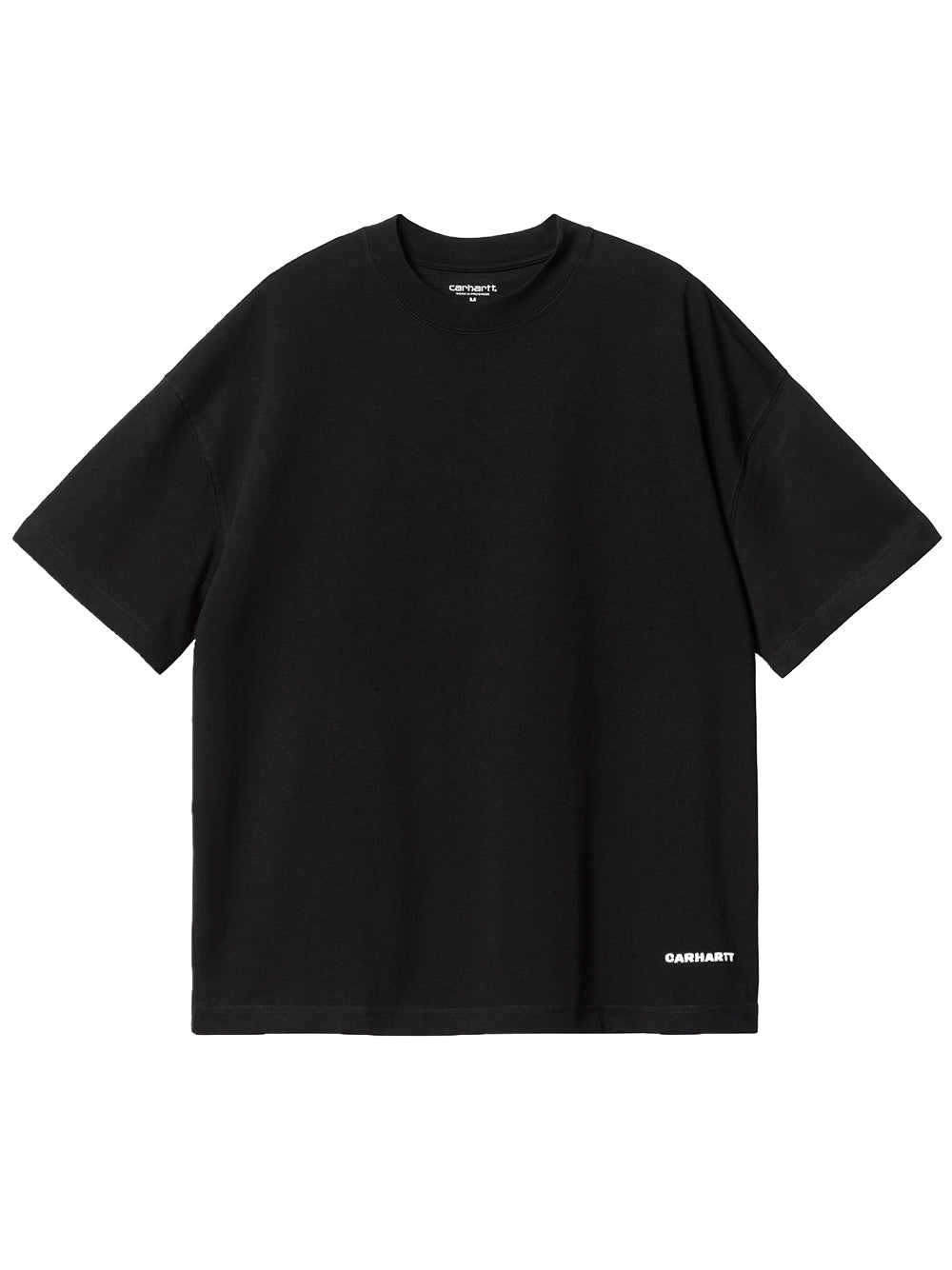 CARHARTT WIP-S/S LINK SCRIPT T-SHIRT-I031373 0D2XX BLACK/WHITE