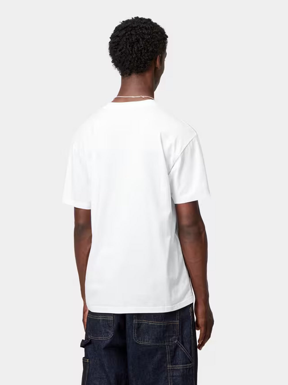 CARHARTT WIP-S/S POCKET HEART T-SHIRT-I032128 1WZXX WHITE/RED