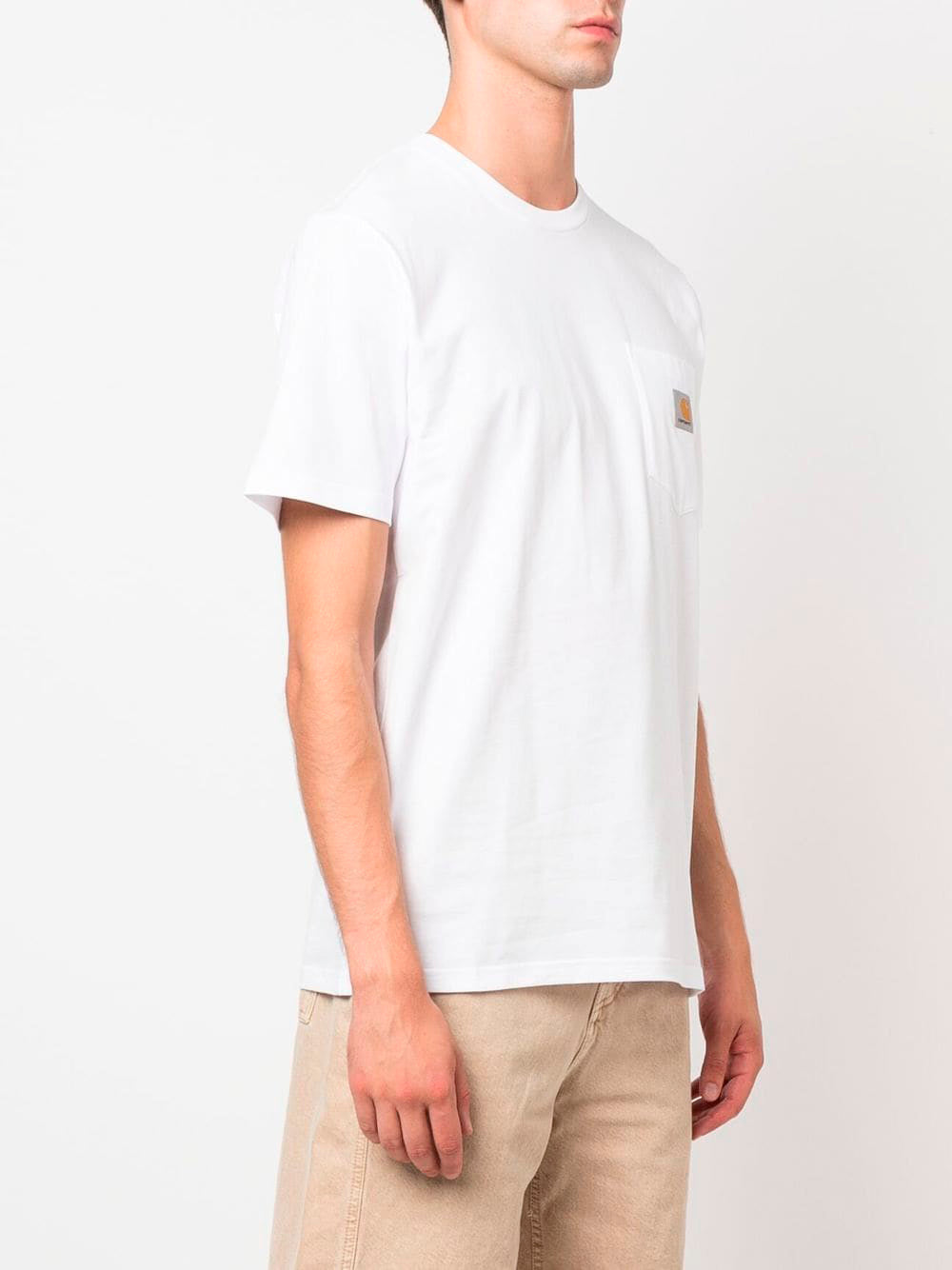 CARHARTT WIP-S/S POCKET TSHIRT-I030434.02.XX.03 WHITE