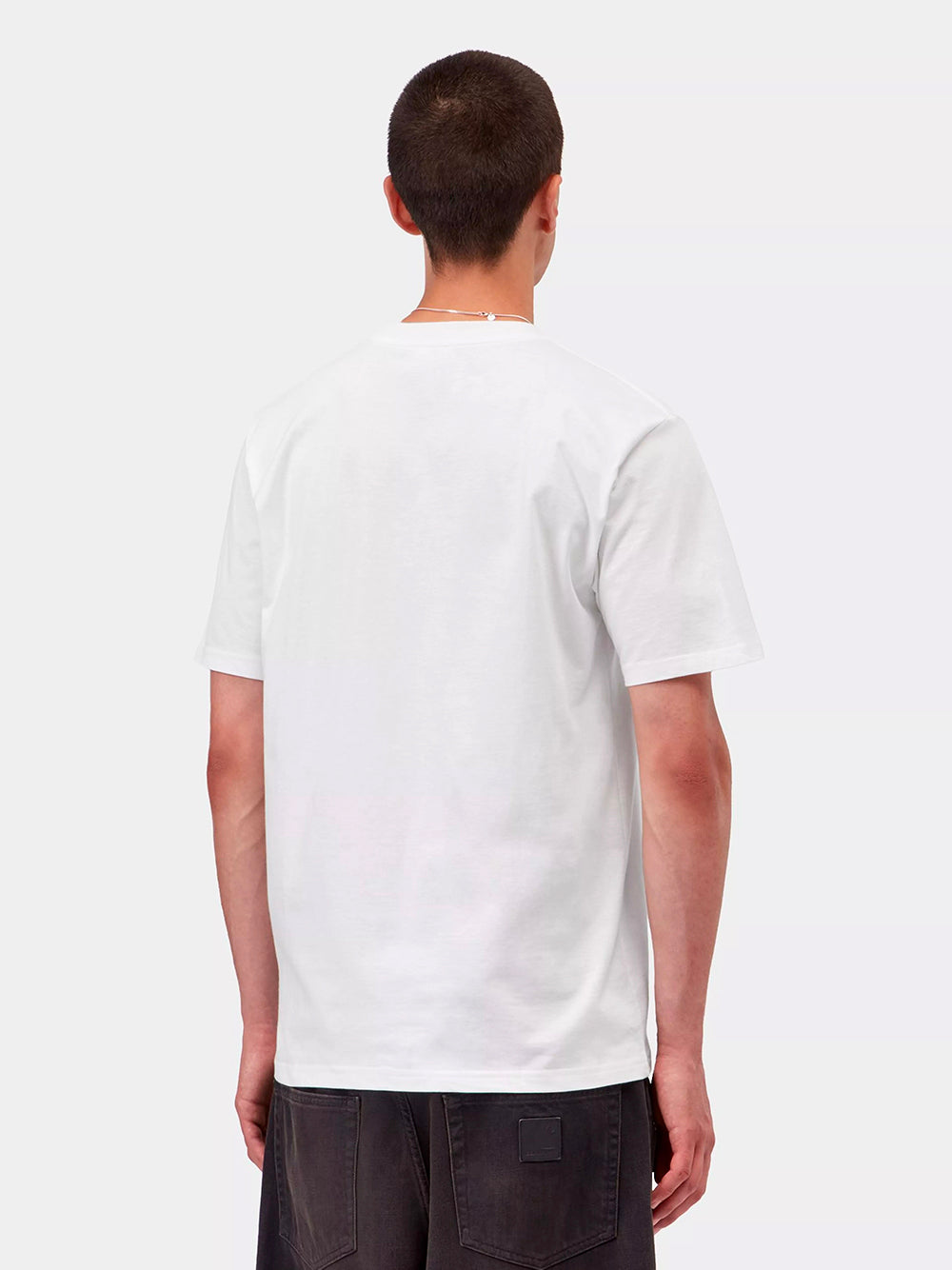 CARHARTT WIP-S/S SMALL HEART T-SHIRT-I037116 1WZXX WHITE/RED
