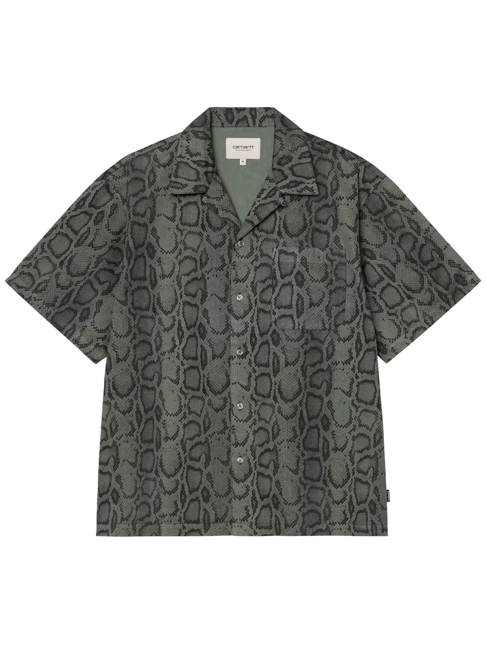 CARHARTT WIP-S/S SNAKE CAMO SHIRT-I036275 3QAGD SNAKE CAMO/LEAF
