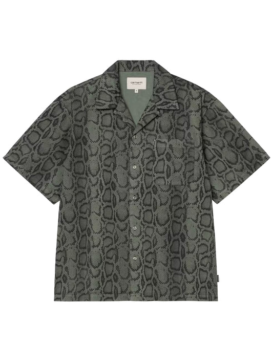 CARHARTT WIP-S/S SNAKE CAMO SHIRT-I036275 3QAGD SNAKE CAMO/LEAF