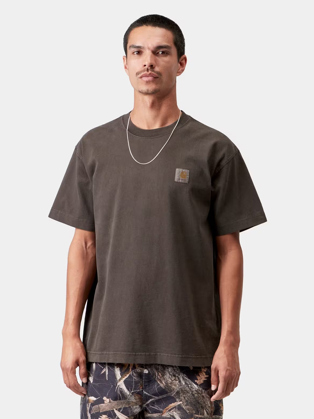 CARHARTT WIP-S/S VISTA T-SHIRT-I030780 47GD TOBACCO/GARMENT DYED