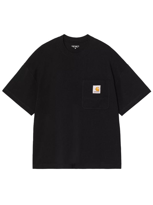 CARHARTT WIP-S/S WORK POCKET T-SHIRT-I035523 89XX BLACK