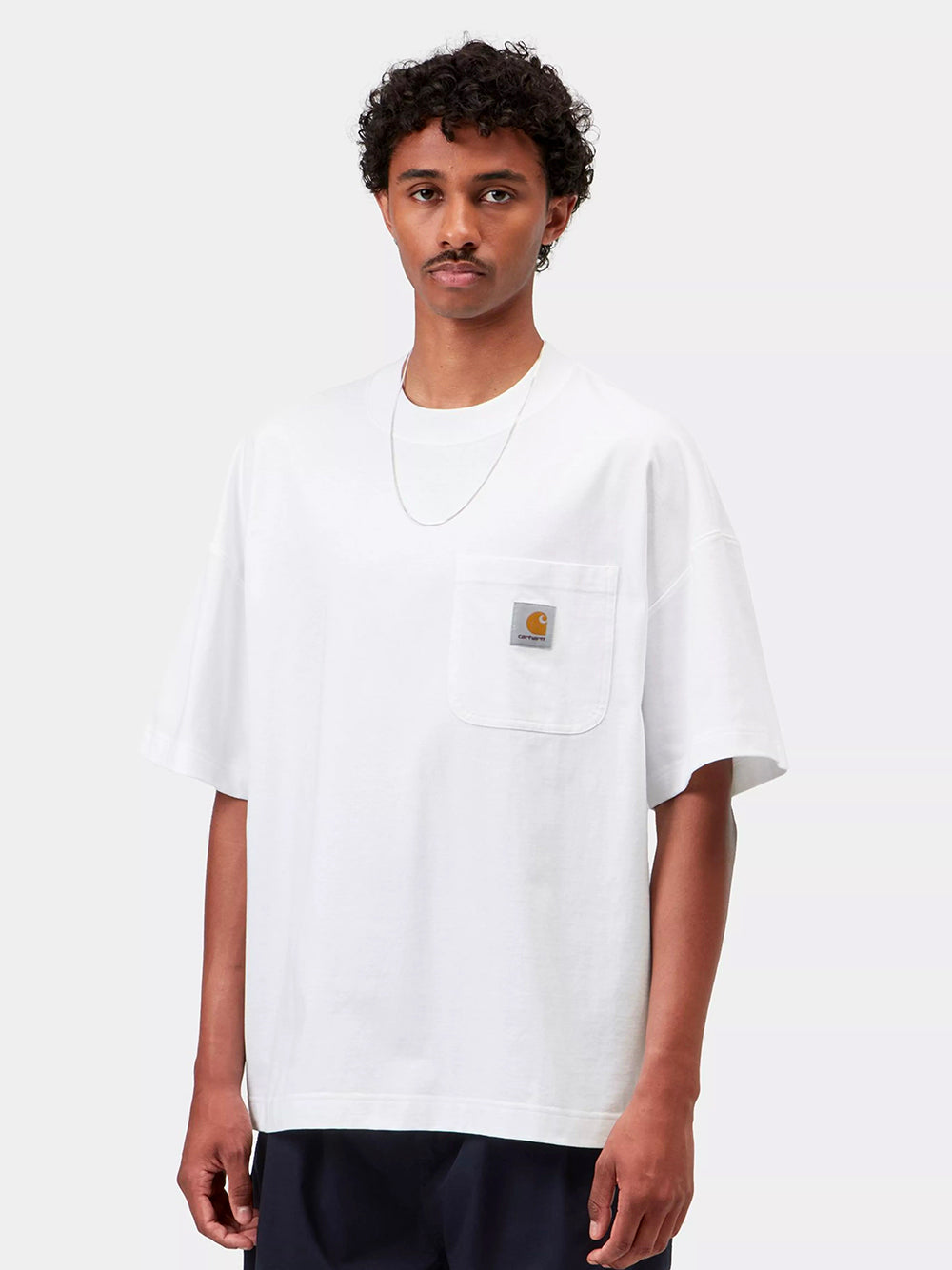 CARHARTT WIP-S/S WORK POCKET T-SHIRT-I037015 02XX WHITE