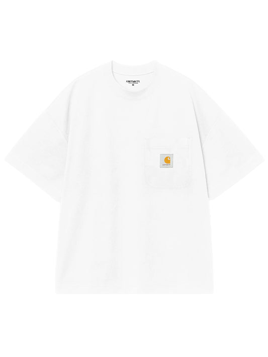 CARHARTT WIP-S/S WORK POCKET T-SHIRT-I037015 02XX WHITE