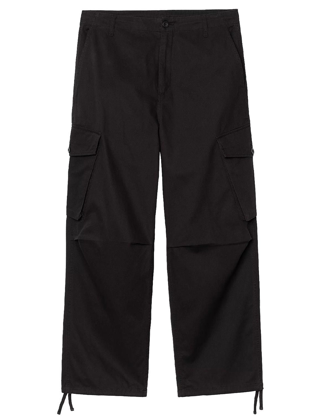 CARHARTT WIP-UNIT PANT-I034562 BLACK STONE WASHED