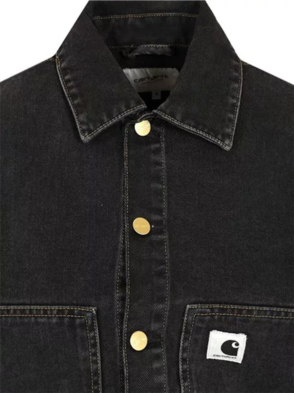 CARHARTT WIP-W` ARCA JACKET-I03487 BLACK STONE WASHED