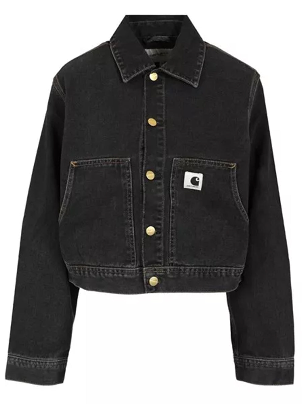 CARHARTT WIP-W` ARCA JACKET-I03487 BLACK STONE WASHED