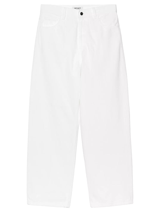 CARHARTT WIP-W` BRANDON PANT-I035892 0202 WHITE RINSED