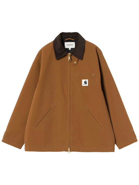 CARHARTT WIP-W` CLARK JACKET-I036144 00SXX HAMOLTON BROWN/TOBACCO