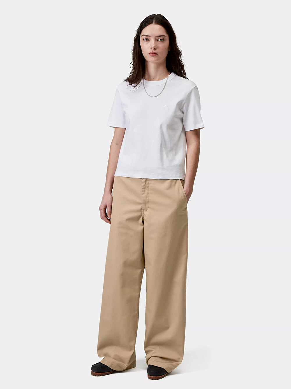 CARHARTT WIP-W` CRAFT PANT-I032441 8Y02 LEATHER RINSED