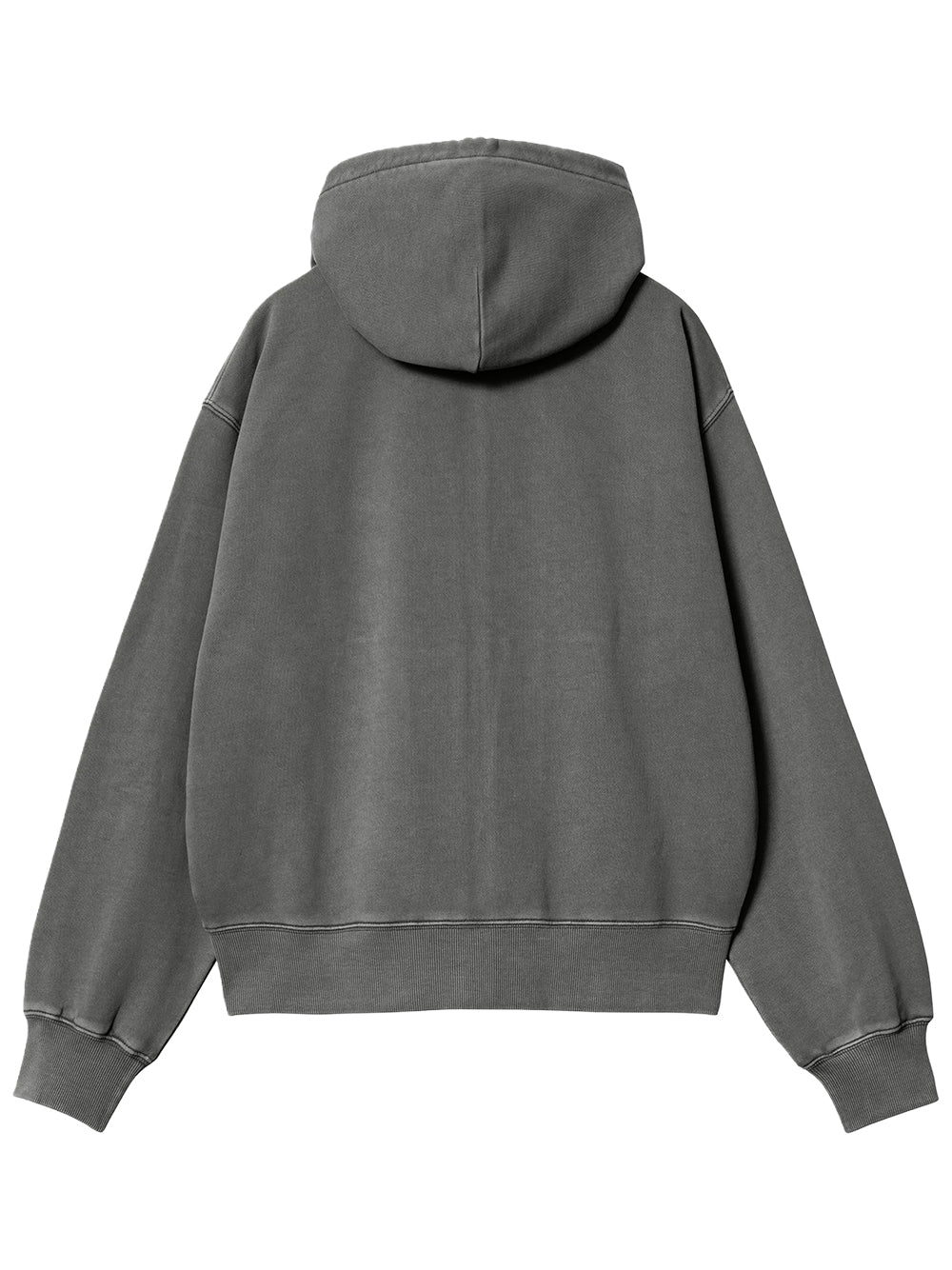 CARHARTT WIP-W` HOODED NELSON JACKET-I033830 89GD BLACK GARMENT DYED