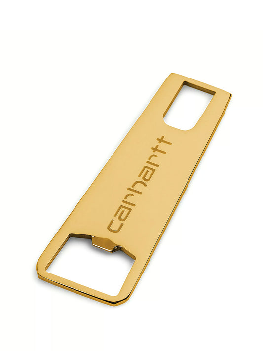 CARHARTT WIP-ZIP BOTTLE OPENER-I034915 METAL GOLD