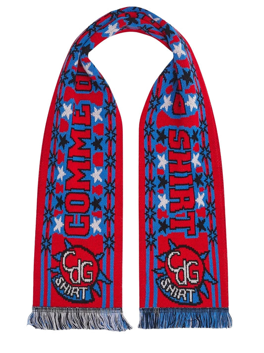 COMME DES GARÇONS-CDG SHIRT SCARF-FP.K401.W25 1 RED/BLUE