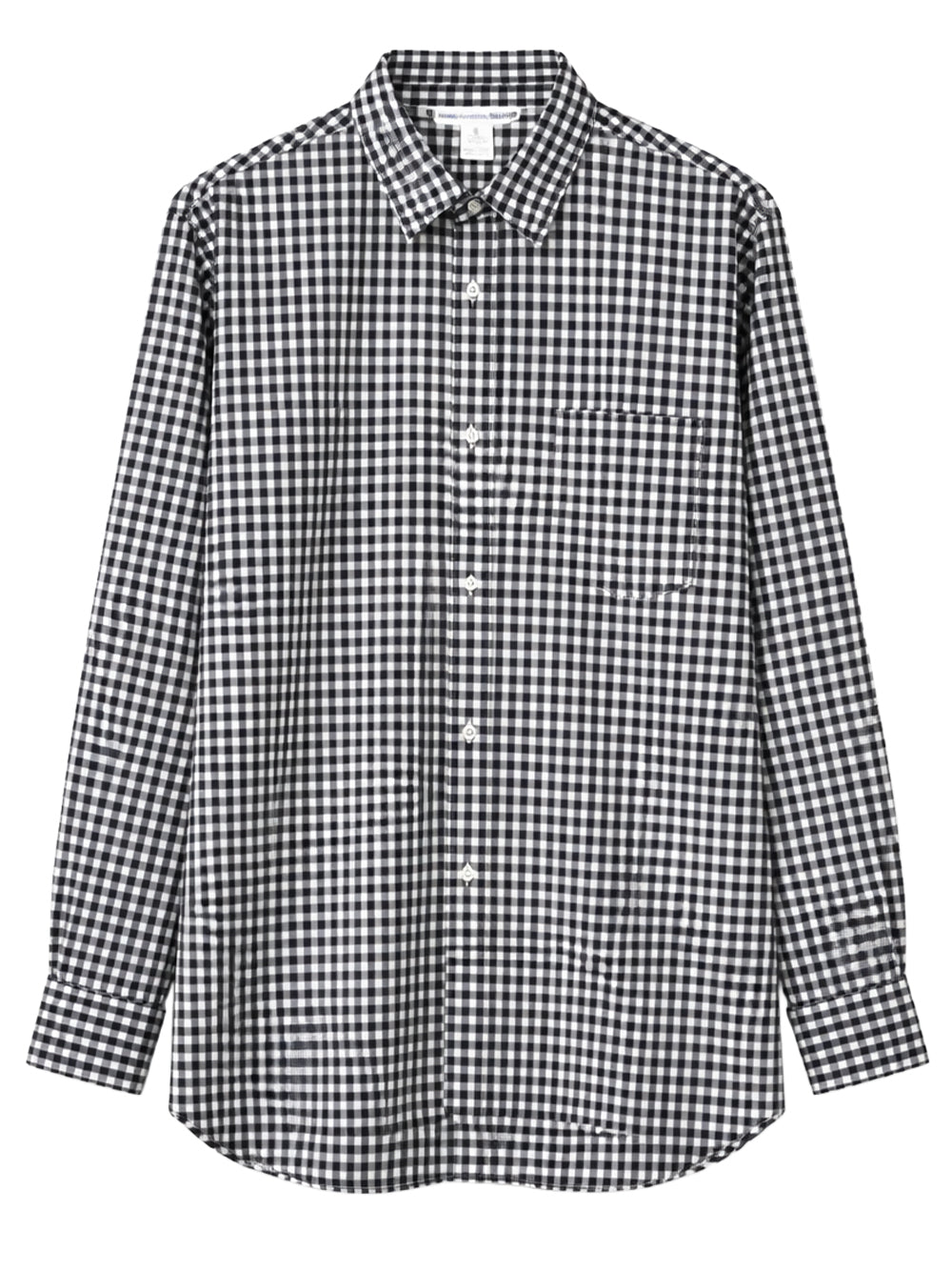 COMME DES GARÇONS-CHECK SHIRT-FZ.B010.PER 1 BLACK/WHITE
