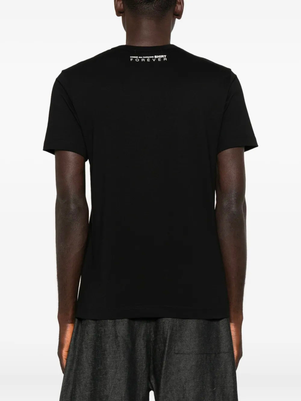 COMME DES GARÇONS-FOREVER T-SHIRT-FZ.T004.PER 1 BLACK