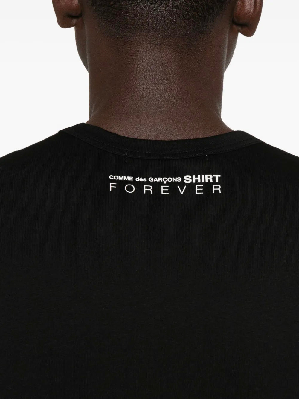 COMME DES GARÇONS-FOREVER T-SHIRT-FZ.T004.PER 1 BLACK