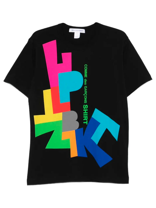 COMME DES GARÇONS-PRINTED T-SHIRT-FP.T002.W25 1 BLACK/PRINT