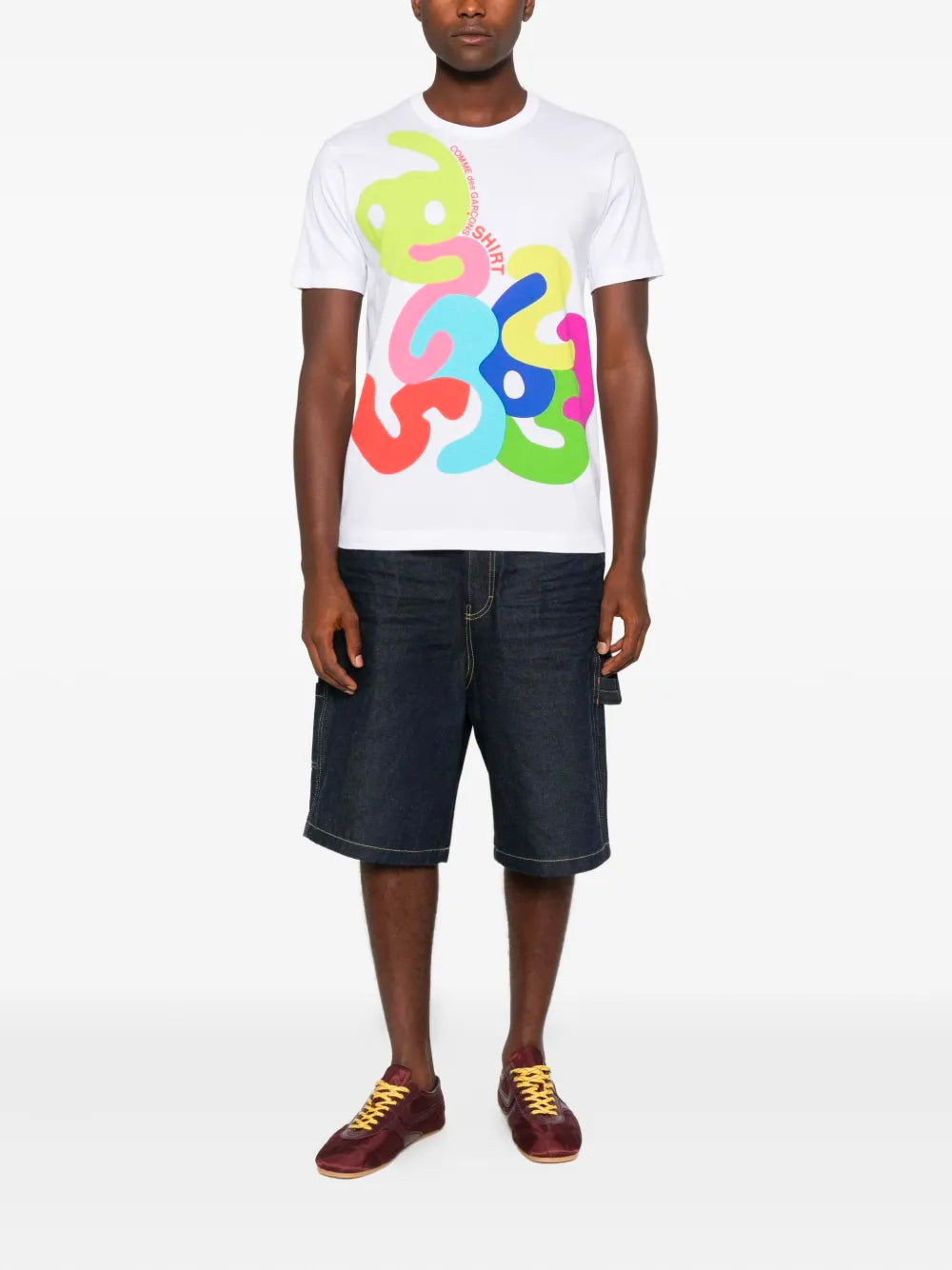 COMME DES GARÇONS-PRINTED T-SHIRT-FP.T003.W25 2 WHITE/PRINT