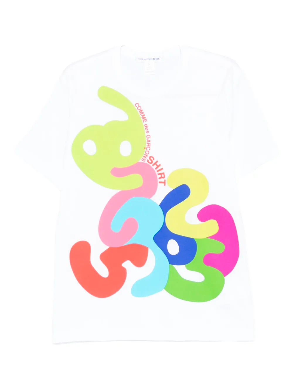 COMME DES GARÇONS-PRINTED T-SHIRT-FP.T003.W25 2 WHITE/PRINT