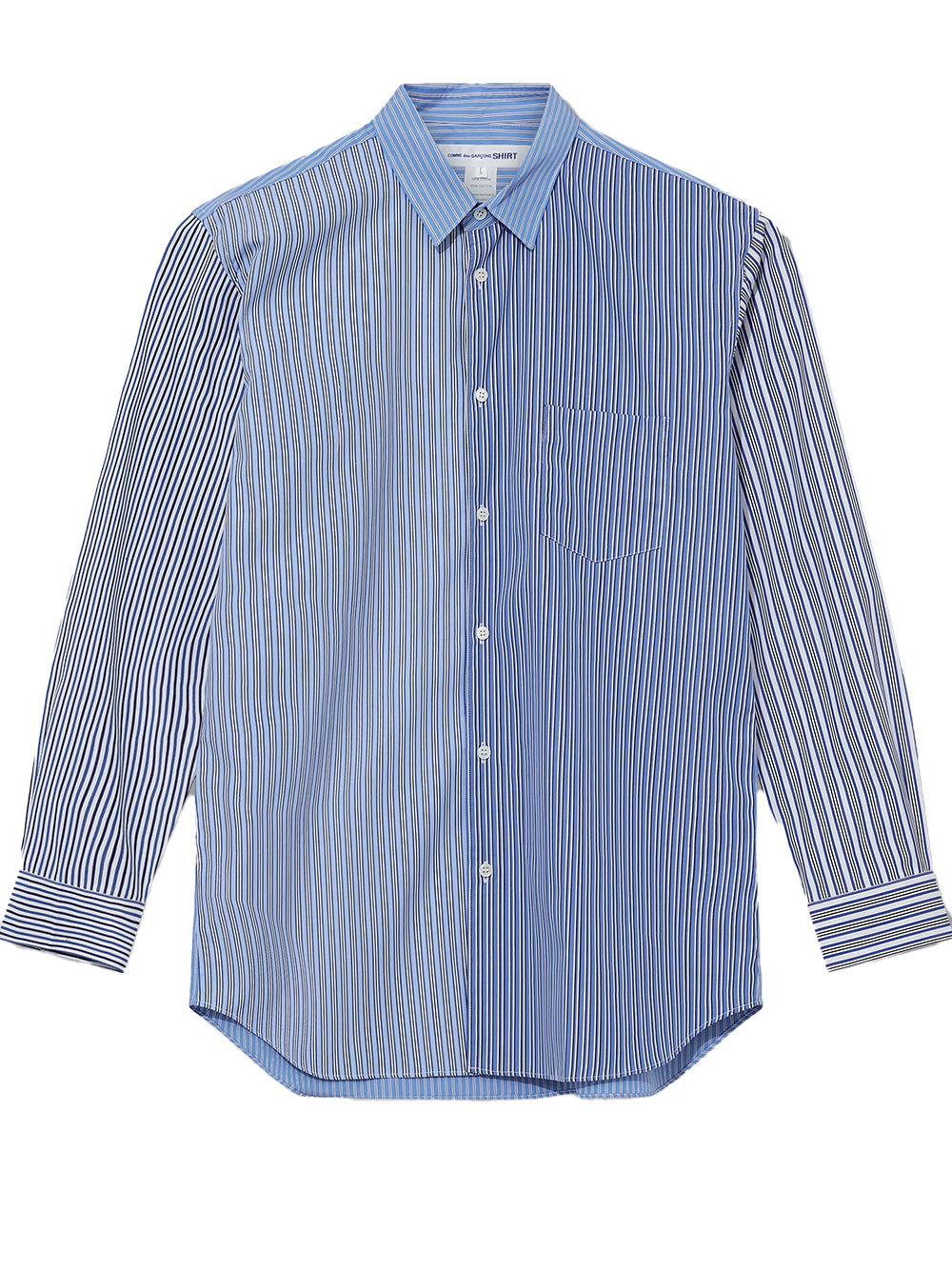 COMME DES GARÇONS-STRIPED SHIRT-FZ.B107.PER 2 STRIPE/MIX