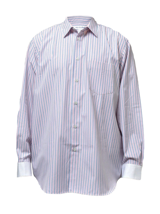 COMME DES GARÇONS-STRIPED SHIRT-FZ.B158.PER 3 WHITE/STRIPE