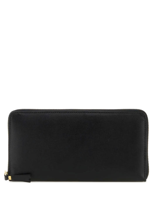 COMME DES GARÇONS WALLET-CLASSIC LEATHER FULL ZIP AROUND WALLET-SA0110 800 BLACK
