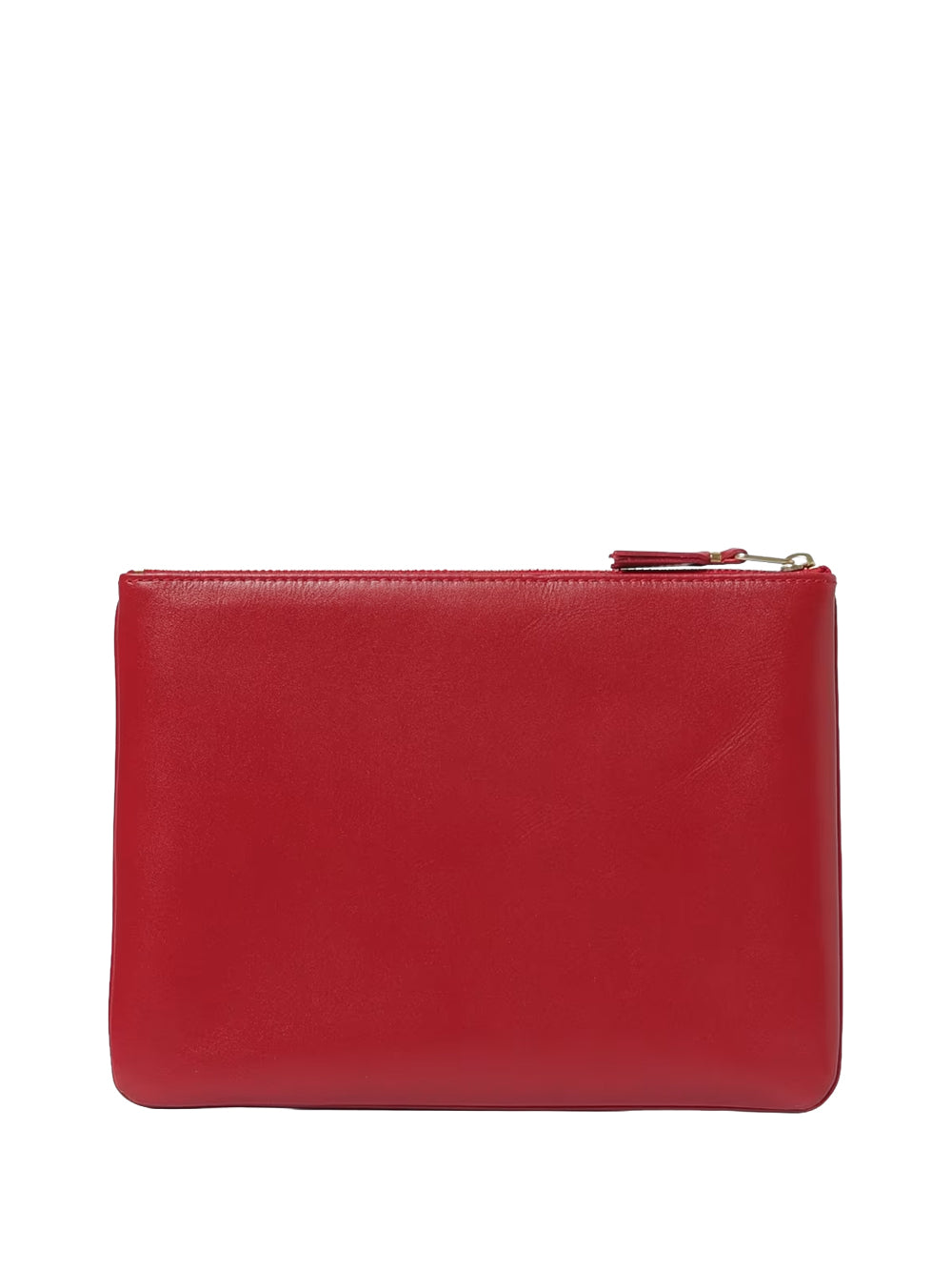 COMME DES GARÇONS WALLET-CLASSIC LEATHER ZIP POUCH-SA5100 RED