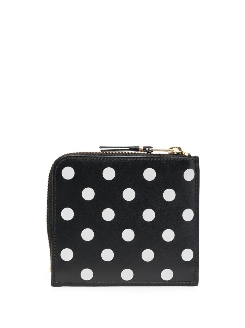 COMME DES GARÇONS WALLET-ZIP AROUND WALLET POIS-SA3100PD BLACK