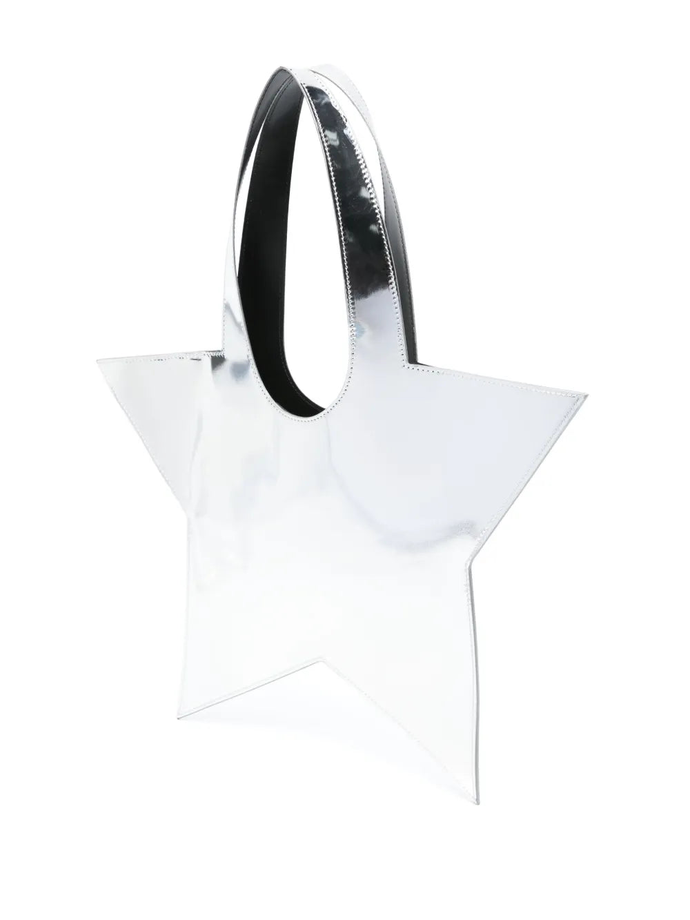 COPERNI-MIRRORED MINI STAR TOTE BAG-COPBA87F6005 SILVER