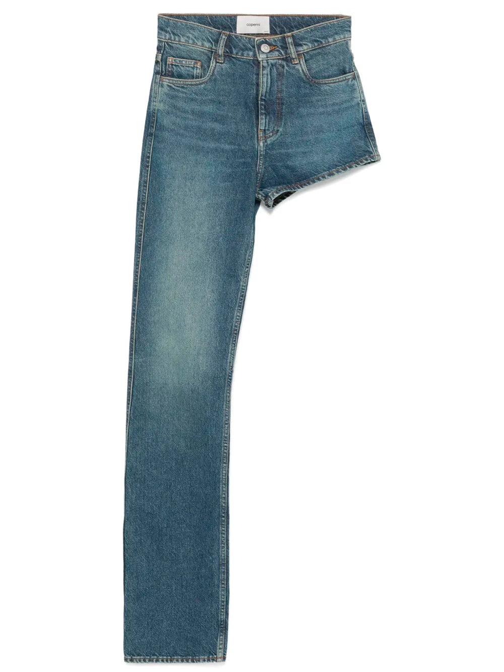 COPERNI-ONE-LEG DENIM TROUSER-COPP113F2022 VINTAGE BLUE