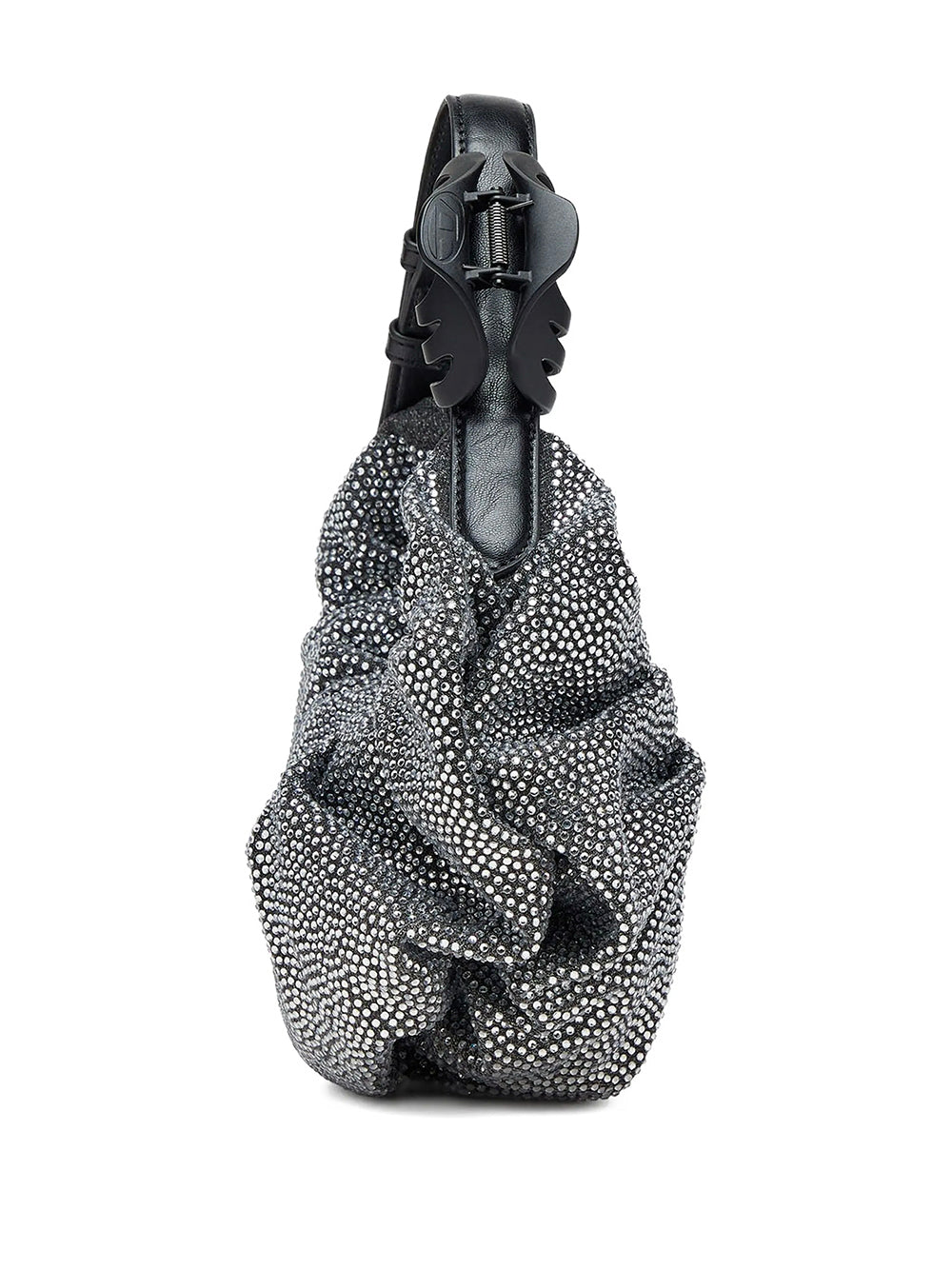 DIESEL-GRAB-D HOBO S SHOULDER BAG-X10479.P8641 T8013 BLACK