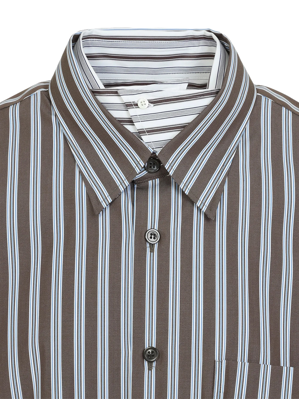 DRIES VAN NOTEN-CAMBER 4023 M.W.SHIRT-020723.4023 703 BROWN
