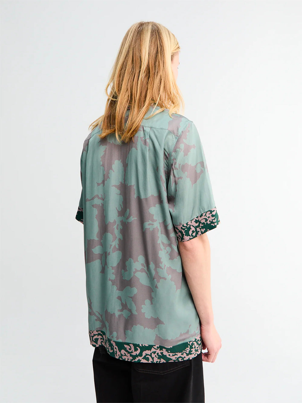 DRIES VAN NOTEN-CARLTONE 3082 M.W.SHIRT-020742.3082 508 PETROL